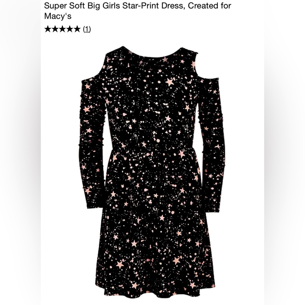 MACYS Epic Threads Twirl Dress Girls Size L Like New